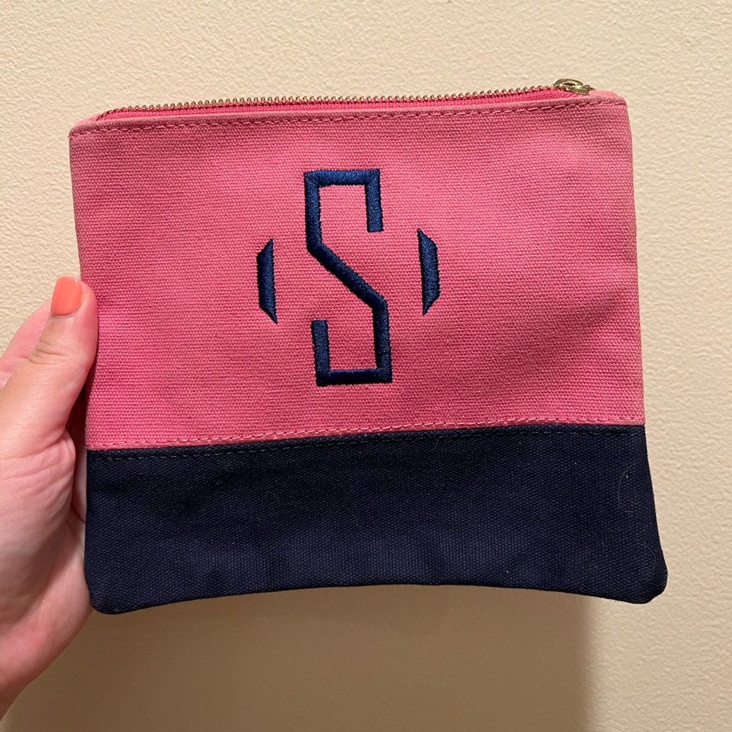 “S” Initial Pouch